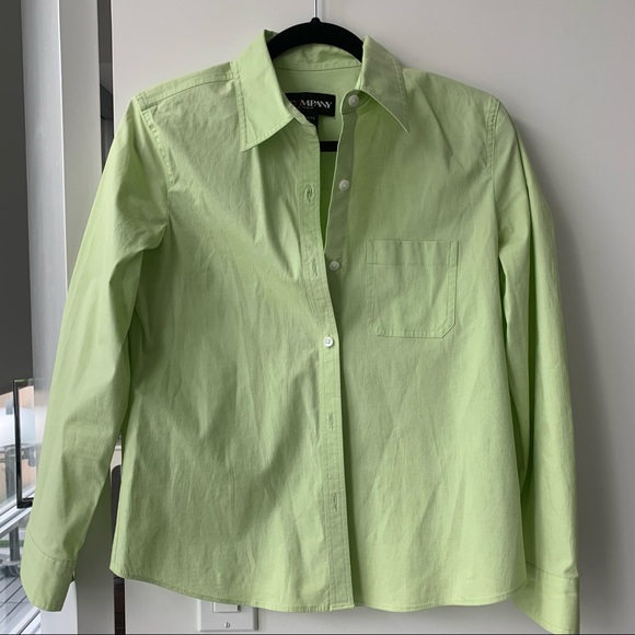 Green Vintage Button Down Shirt - Picture 3 of 6